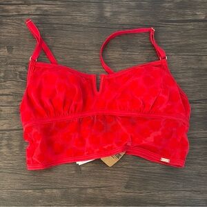 New VS Pink red bralette